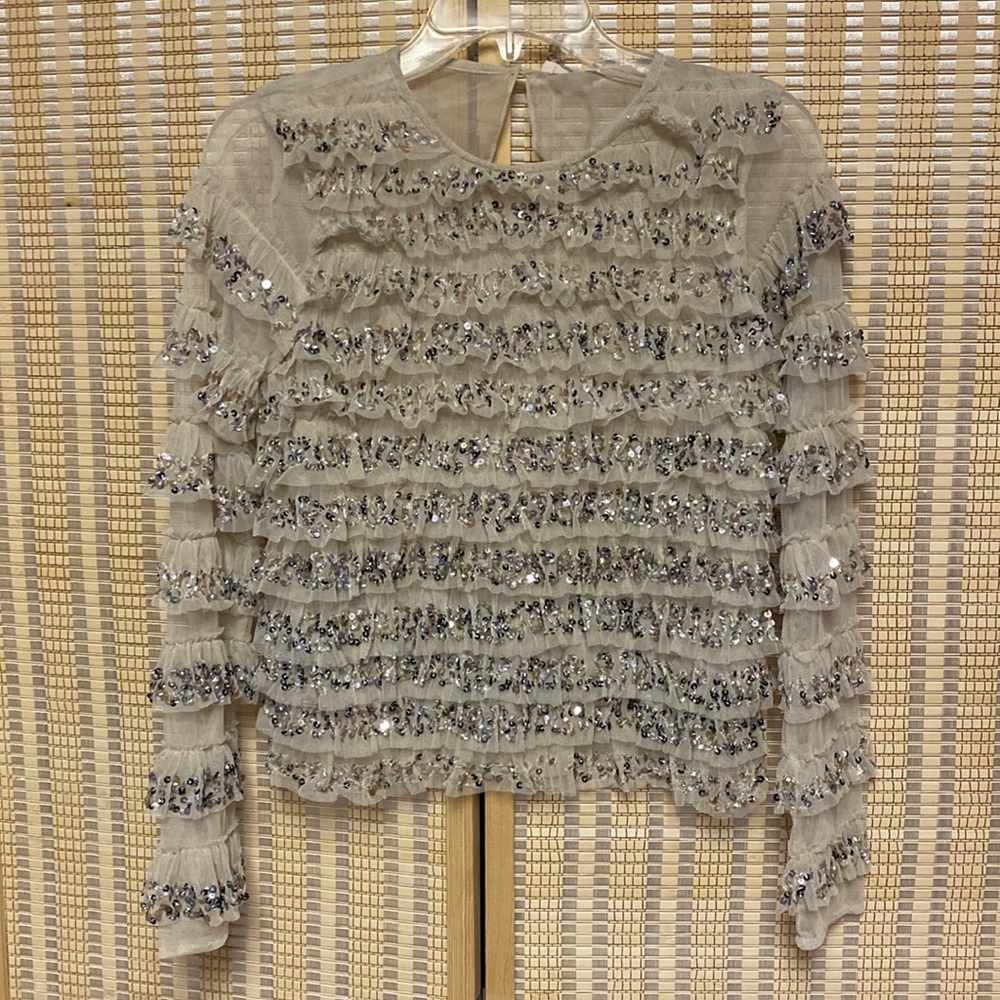 LETMEBE sequin blouse